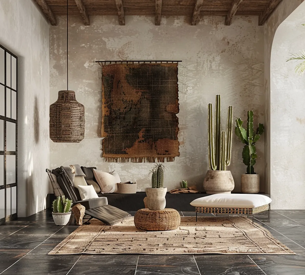 Sustainable interior materials display